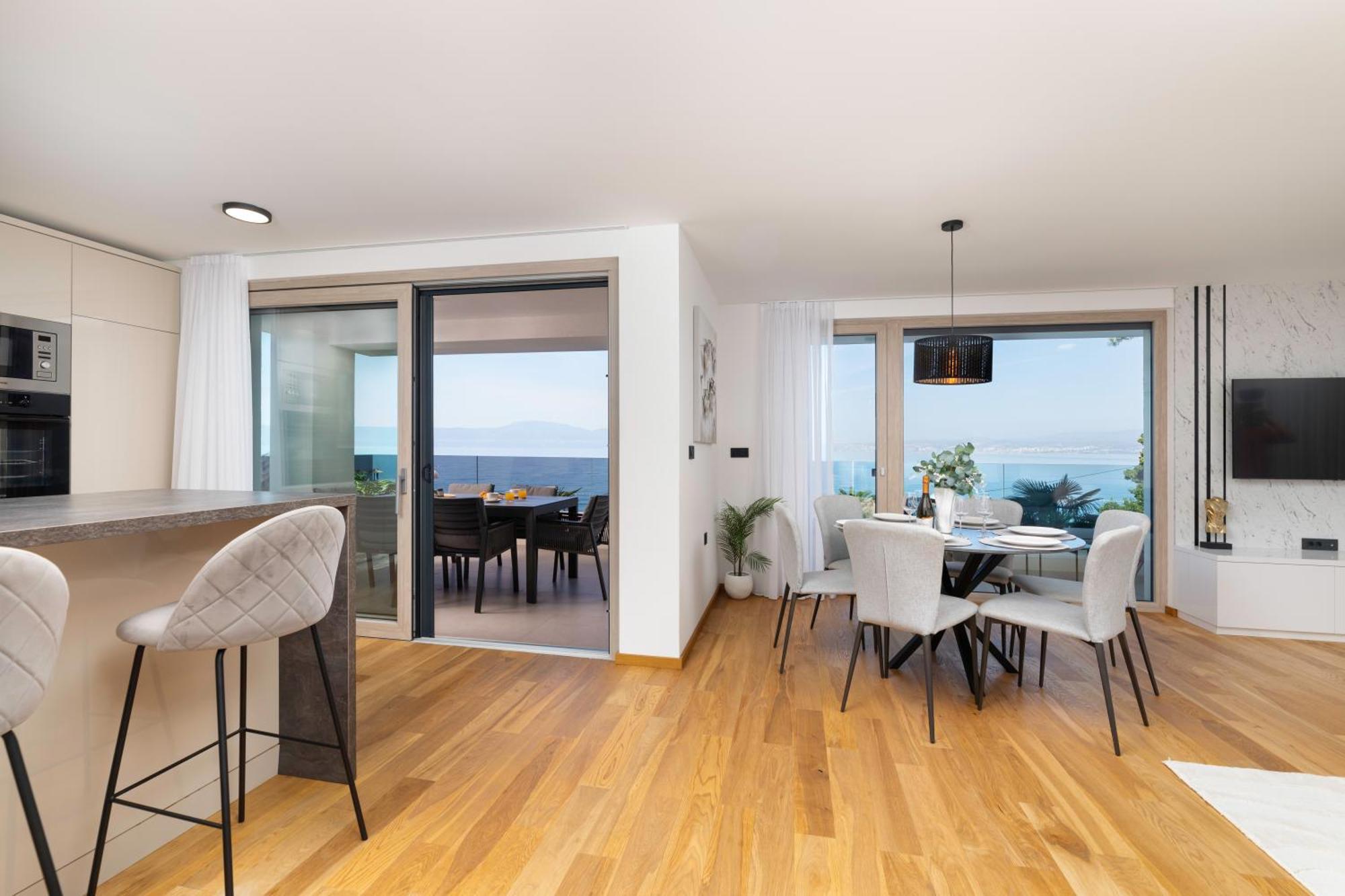 Villa Njivice Apartman Marina Экстерьер фото